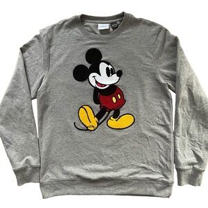 Disney Classic Mickey Mouse Grey Crewneck Sweatshirt